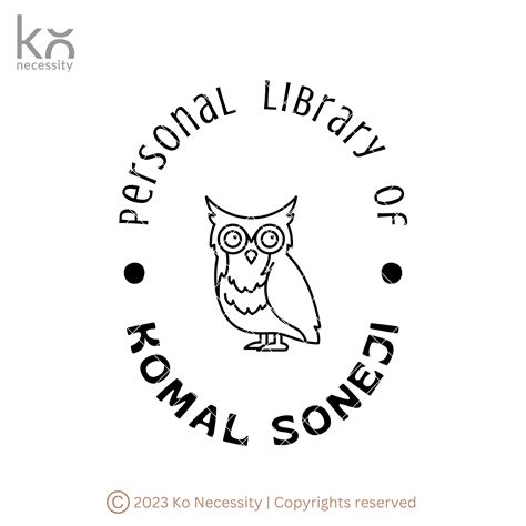 Mr. Owl | Library Stamp – Ko Necessity