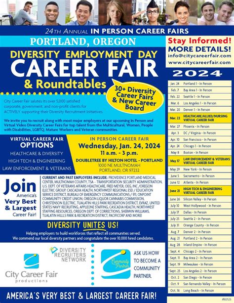Join us for Portland's 24th Annual Diversity Employment Day Career Fair ...