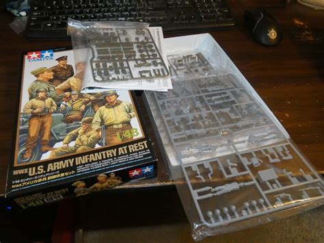 1/48 Scale: Tamiya: WWII US Army Infantry at Rest | #4635962489
