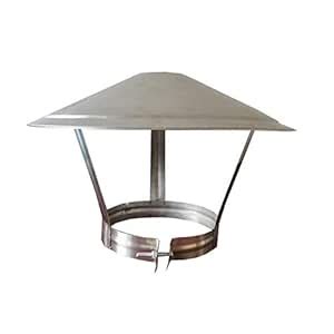 Stainless Steel Chimney Cowl Cap, Suitable for All Fuel Types, Rain And ...