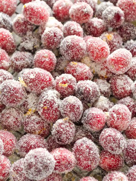 Orange Sugared Cranberries - Flavor the Moments
