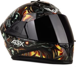 Agx Fighter Devil HD Graphics with Anti UV PC Visor ABS Material Unisex ...