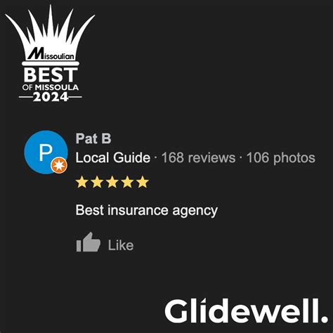 Take it from Pat and help us receive the title of 'Best Insurance ...