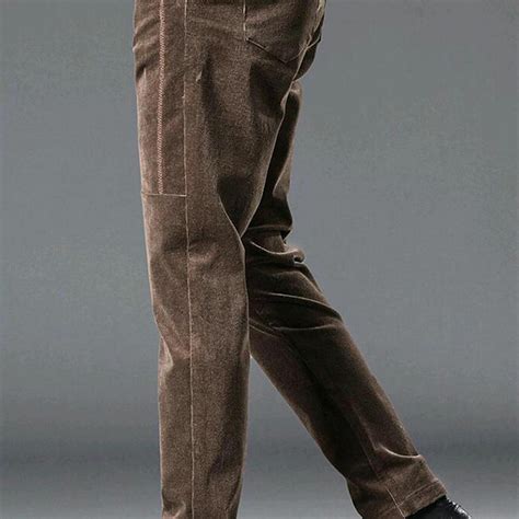 Tailored Fit Accent Seam Corduroy Pants // Brown (28WX30L) - Amedeo ...