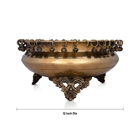 Giri - Urli Bowl | Brass Flower Pot | Urli Pot