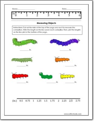 Image result for Measuring Objects Worksheet Grade 4
