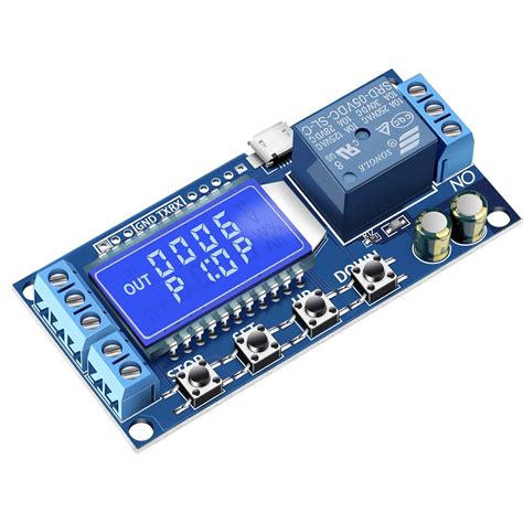 DROK Timer Relay - 5V/12V/24V Time Delay Relay Switch Delay-Off Cycle ...