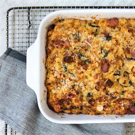 Savory Bread Pudding Recipe - Sohui Kim
