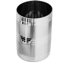 THE INDIAN AURA (Pack of 6) Glass Set Steel | Glass Set of 6 For Water ...