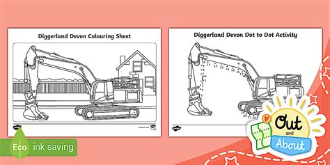 Diggerland Devon Activity Pack (teacher made) - Twinkl