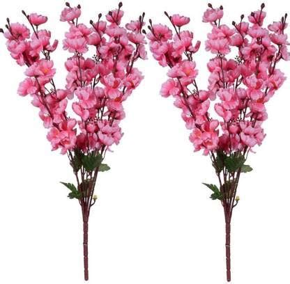 Buy BLUE PENGUIN Charming Baby Pink Blossom Artificial Flowers for The ...