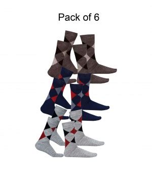 Shop Pure Wool Socks Diamond Brown at Woollen Wear