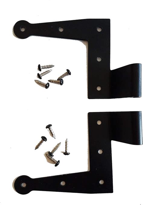 Buy Pair of Heavy Duty Stainless Shutter L-Hinges (1/2 Offset) Online ...