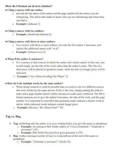 Image result for MLA Format Citation Example