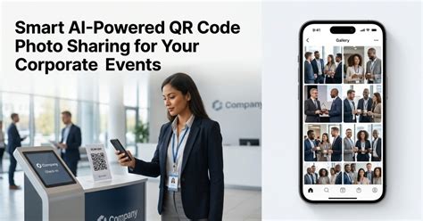 AI-Powered QR Code Photo Sharing for Corporate Events | Photomall