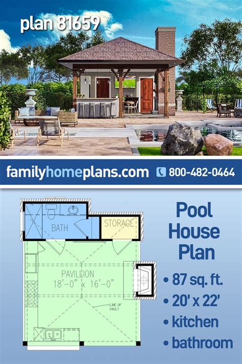 Pool Cabana Floor Plans Outdoor Kitchen Pool House Plans Pool House