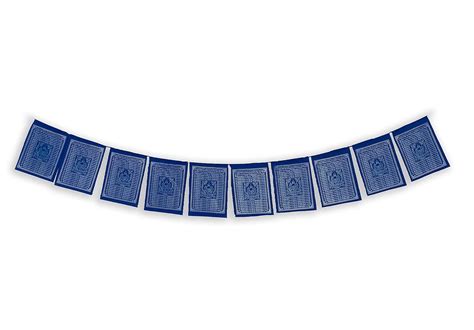 Buy Tibetan Prayer Flags Solid Blue Color Medicine Buddha Healing ...