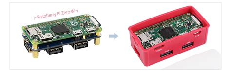 Buy USB HUB BOX for Raspberry Pi Zero Series, 4x USB 2.0 Ports Online ...