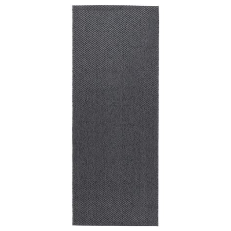 MORUM Rug flatwoven, in/outdoor, dark grey - IKEA