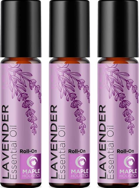 Amazon.com: Lavender Essential Oil Roll On - Calming Aromatherapy Oil ...