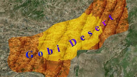 Gobi Map Desert Gobi Desert Mongolia | Travel To Gobi | Top Travel