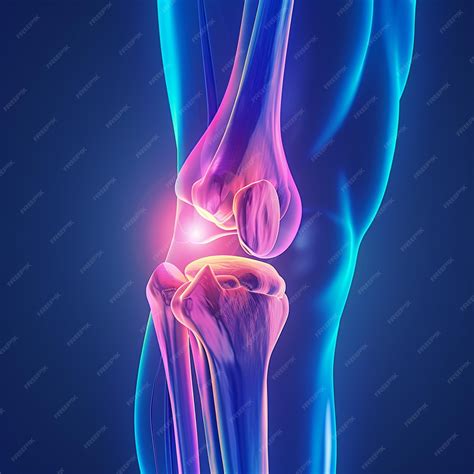 Human Knee Joints joint pain Diseases of the knee joint bone fracture and inflammation | Premium ...