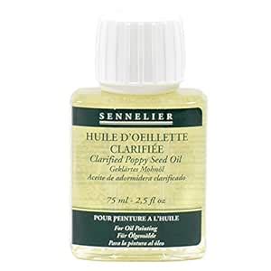 Sennelier Clarified Poppy Seed Oil 75 ml : Amazon.in: Home & Kitchen