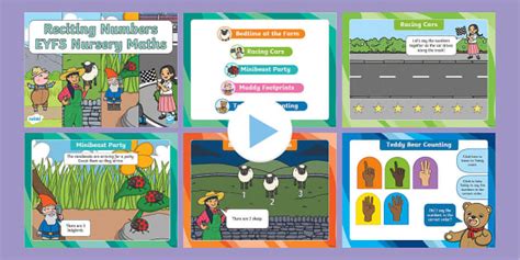 👉 EYFS Nursery Maths Carpet-Time PowerPoint: Reciting Numbers