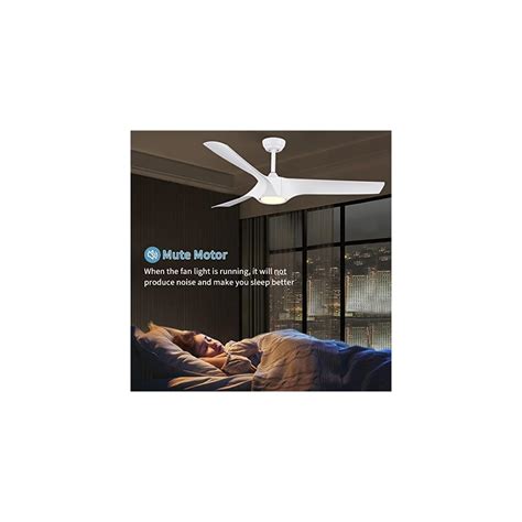 Buy CJOY Ceiling Fan with Light, 56 Inch Modern Dimmable Ceiling Fan ...