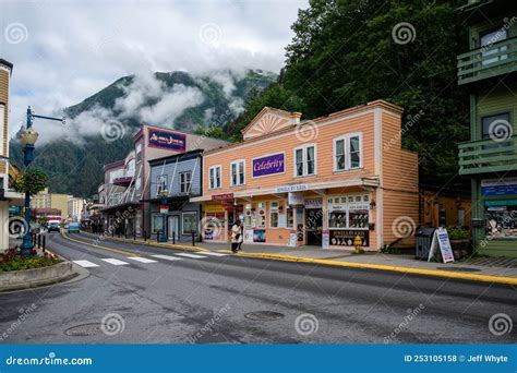 Central Juneau Alaska editorial stock photo. Image of ocean - 253105158