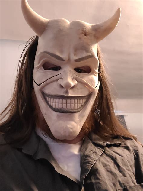 3D printable The Black Phone Movie The Grabber 2 Part Mask 3 Styles ...