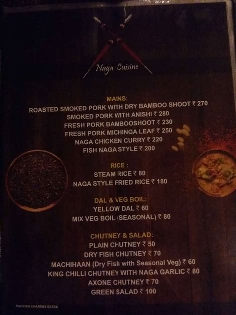 Menu at Naga flavour - Authentic Naga Restaurant, Guwahati