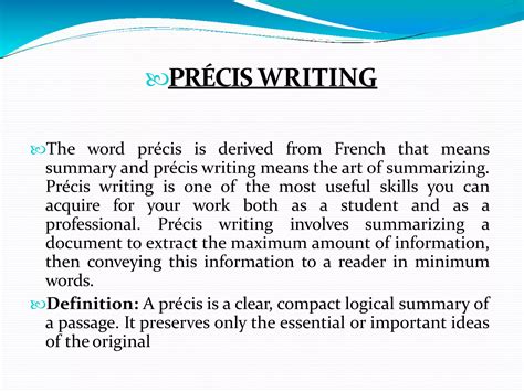 PRECIS WRITING.pptx