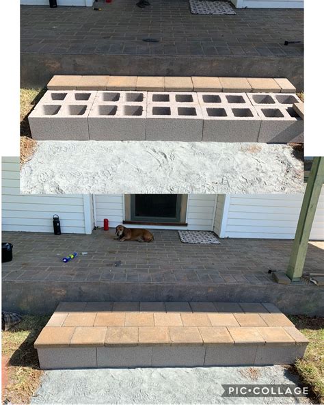 Diy Concrete Blocks Patio