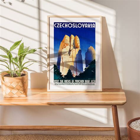 Buy Czechoslovakia Travel Poster Art & Prints Online India at Best ...