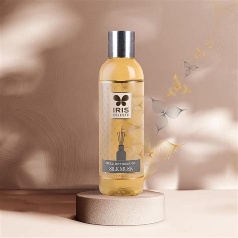 Iris Celeste Silk Musk Reed Diffuser Oil - 200ml | Luxurious, Long ...