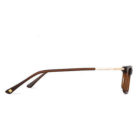 Buy Brown Transparent Golden Full Rim Rectangle Vincent Chase Online ...