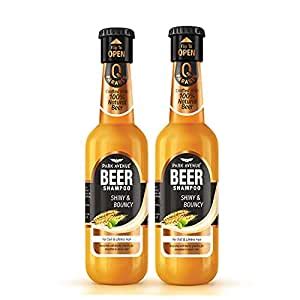 Buy Park Avenue Shiny And Bouncy Beer Shampoo, 180ml (Pack of 2) Online ...