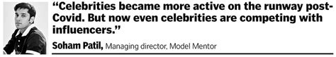 In the age of social media, it's models vs celebrities on the ramp