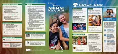 Disney's Animal Kingdom Theme Park Map (2025 - 2023) - All Maps