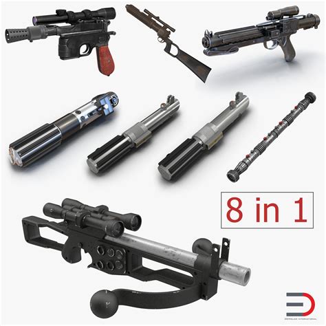 Star wars weapons 2 3D model - TurboSquid 1156957