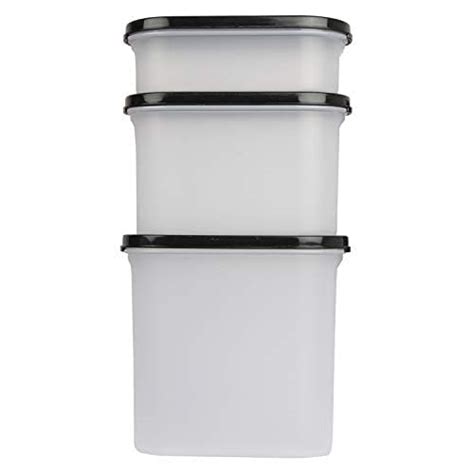 OMORTEX Airtight Oval Container 1 Pcs 500ml, 1 Pcs 1000ml, 1 Pcs 2500ml ...