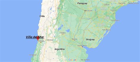¿Dónde está Viña del Mar? Mapa Viña del Mar - ¿Dónde está la ciudad?