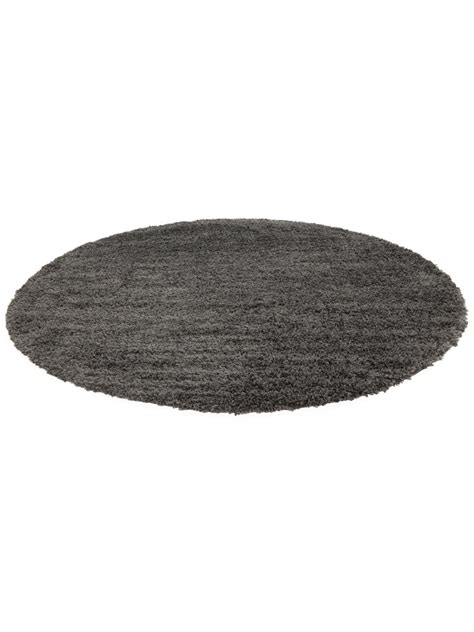 Rugvista essential - Aris - Dark Grey, Round Ø 200 cm Rug - Rugvista