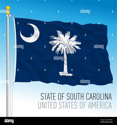 South Carolina Flag Vector South Carolina State Flag. Vector