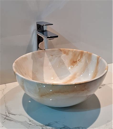 B Backline Ceramic Premium Designer Table Top Over Counter Vessel Sink