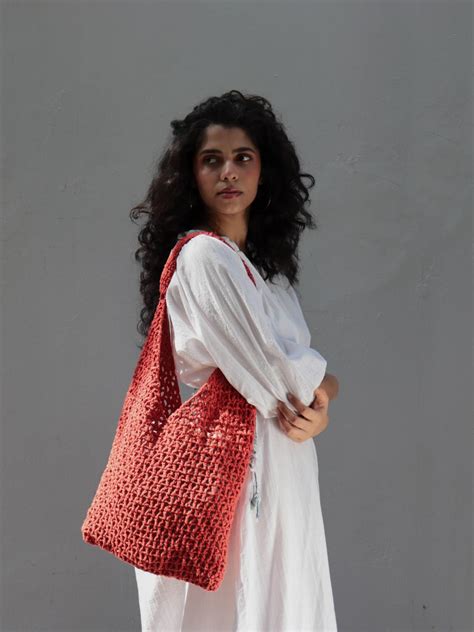 Buy Itihasikala Rust Jali Tote Online - Our Better Planet