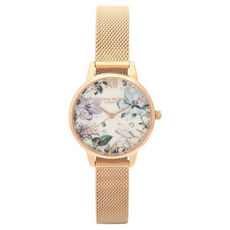 Buy Online Olivia Burton Quartz Analog Silver Dial Stainless Steel ...