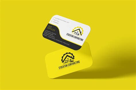 Best Construction Business Card Design 的图像结果