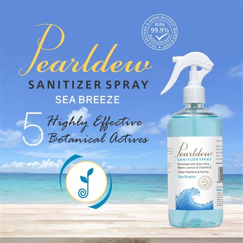 Buy PEARLDEW SANITIZER SPRAY (SEA BREEZE) 500 ML | ALOE & NEEM ...